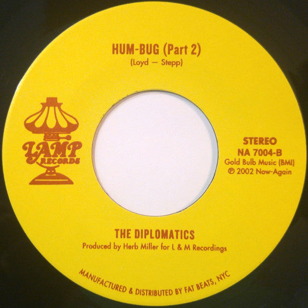 Diplomatics : Hum-Bug (Parts 1 & 2) (7", Single, RE)