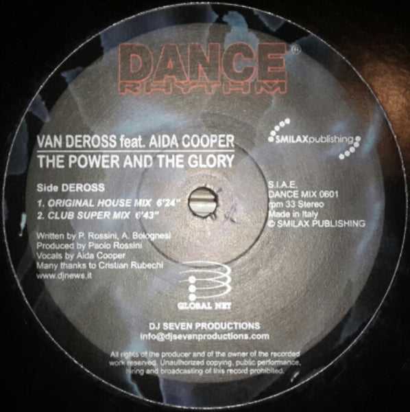 Tony Hanson / Van Deross Feat. Aida Cooper : Diskoboss / The Power And The Glory (12")