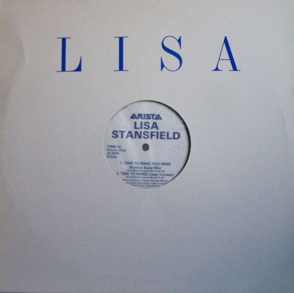 Lisa Stansfield : Time To Make You Mine (12", Promo)