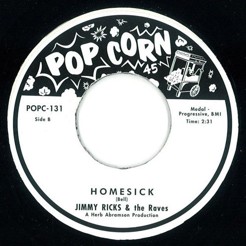 Jimmy Ricks & The Raves : Daddy Rollin' Stone / Homesick (7", Single, RE)