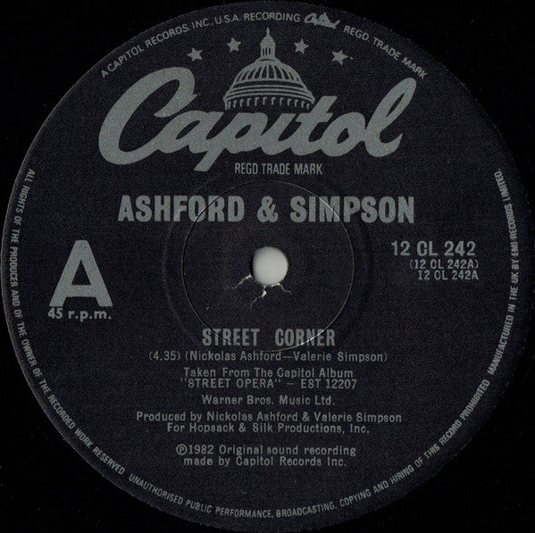Ashford & Simpson : Street Corner (12")