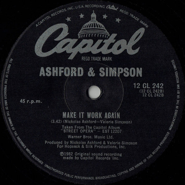 Ashford & Simpson : Street Corner (12")