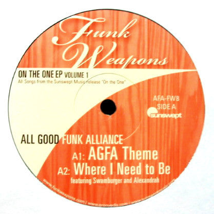 All Good Funk Alliance : On The One EP Volume 1 (12", EP)