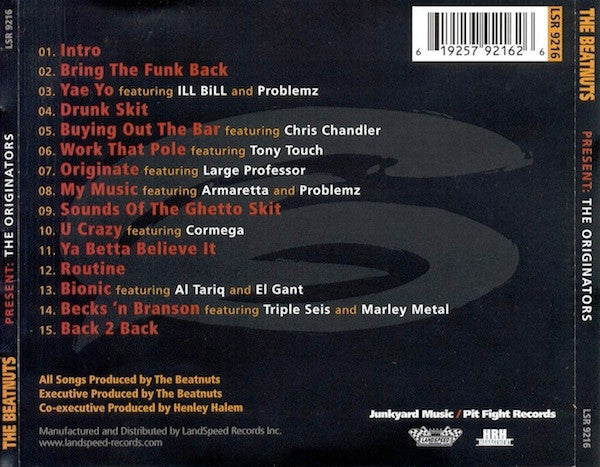 The Beatnuts : The Originators (CD, Album)