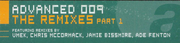 Ade Fenton : Ade Fenton Presents: The Remixes (Part 1) (12")