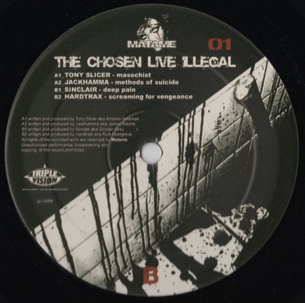 Various : The Chosen Live Illegal (12")