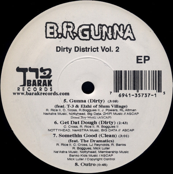 B.R. Gunna : Dirty District Vol. 2 EP (12", EP)