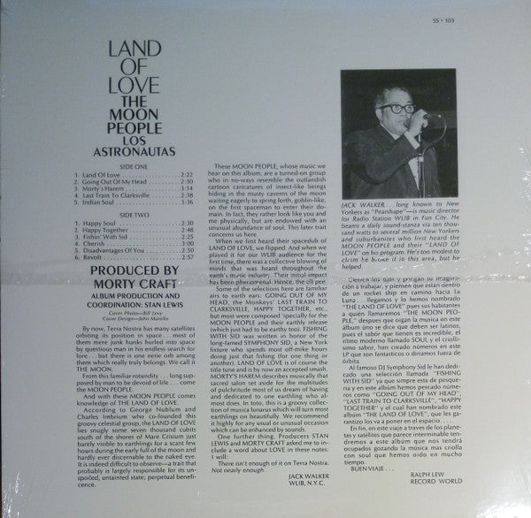 Moon People : Land Of Love (LP, Album, RE)