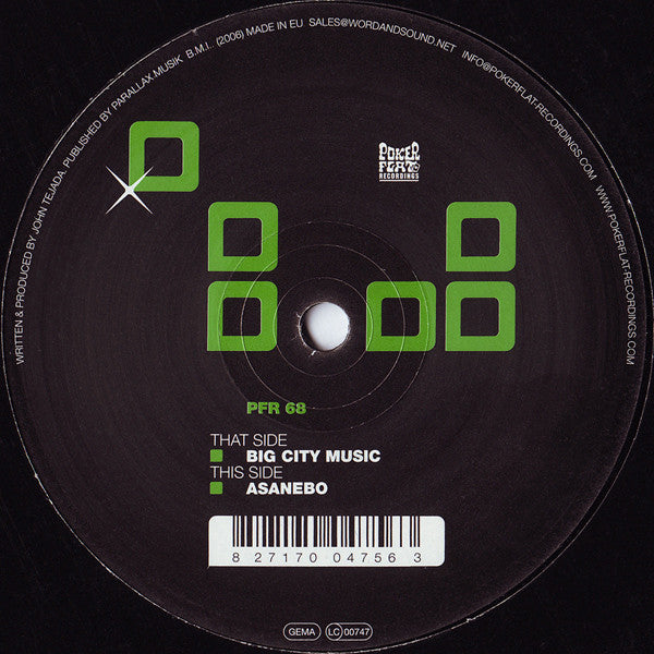 John Tejada : Big City Music (12")