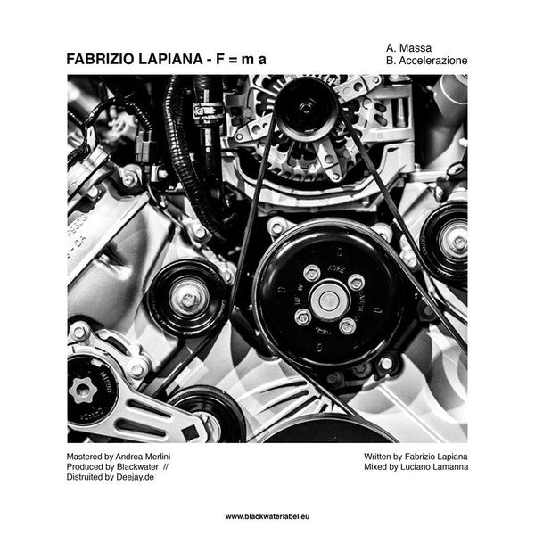 Fabrizio Lapiana : F=ma (12", EP, Ltd)