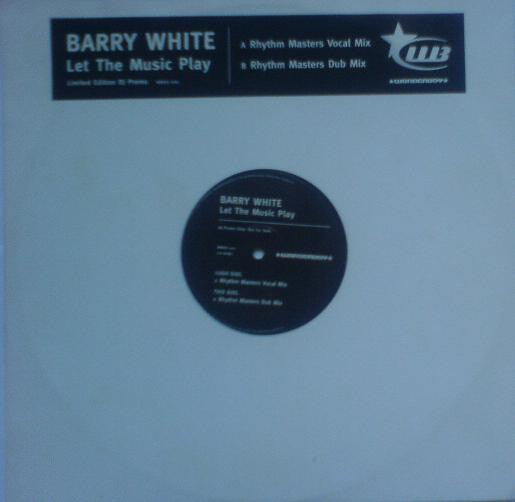 Barry White : Let The Music Play (12", Single, Promo)