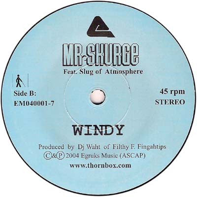Mr. Skurge : Joe Fetter / Windy (7", Single)