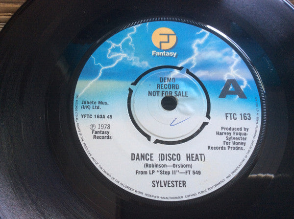 Sylvester : Dance (Disco Heat) (7", Promo)