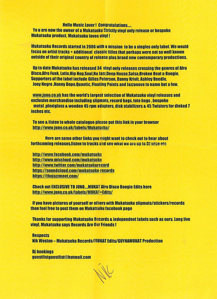 Nik Weston Presents Marco Di Marco / Jazz Collective : Two Sides Of Club Jazz (7", Ltd)