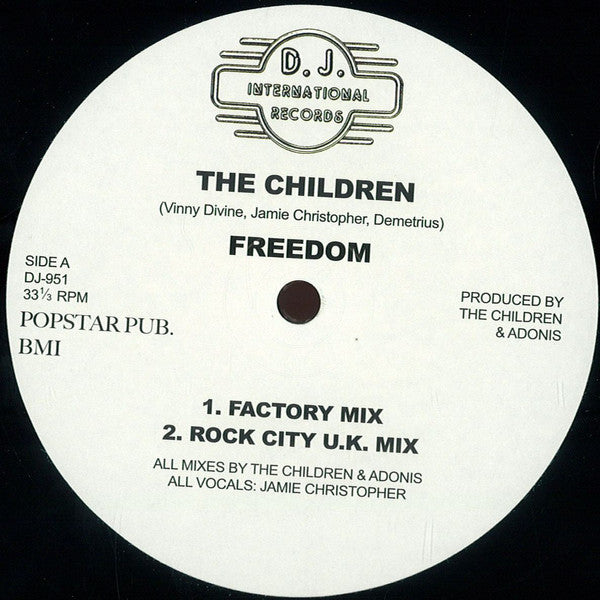 The Children : Freedom (12", RE, RM)