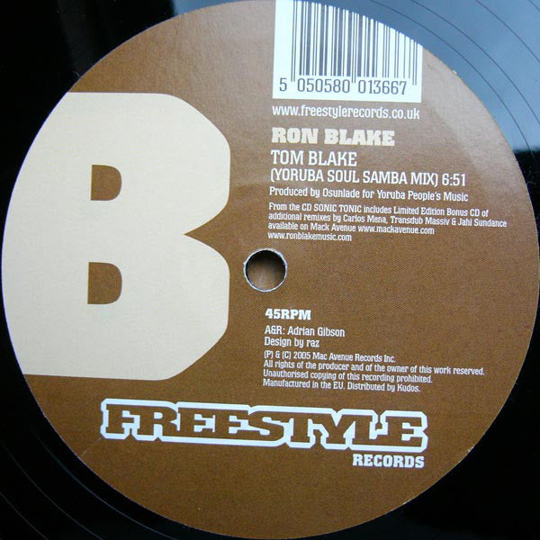 Ron Blake : Tom Blake (12")