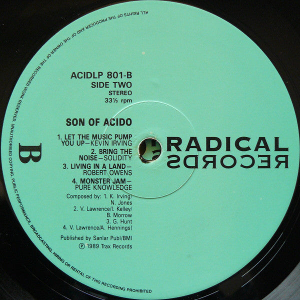 Various : Son Of Acido (2xLP, Comp)