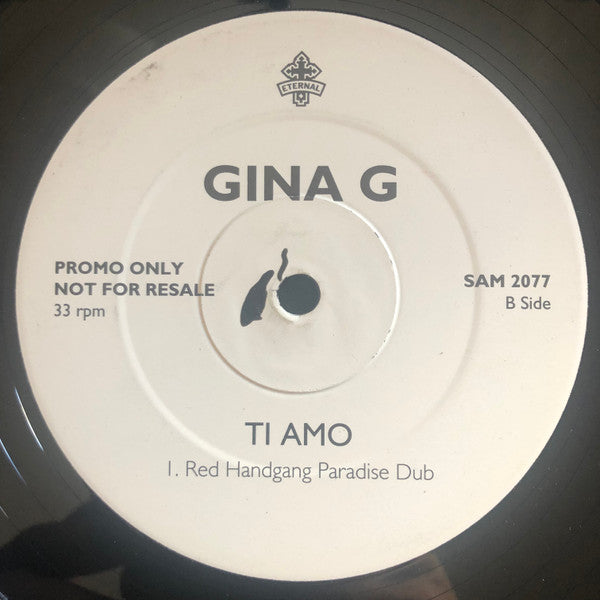 Gina G : Ti Amo (12", Promo)