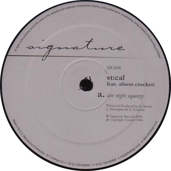 Various : Late Night Squeeze EP (2x12", EP)