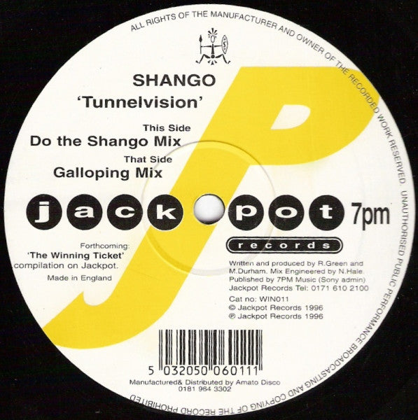 Shango (2) : Tunnelvision (12")