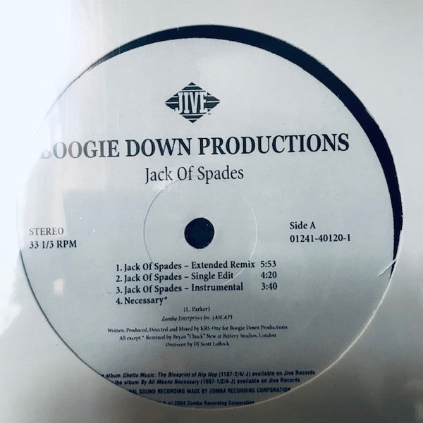 Boogie Down Productions : Jack Of Spades / I'm Still #1 (12", RE)