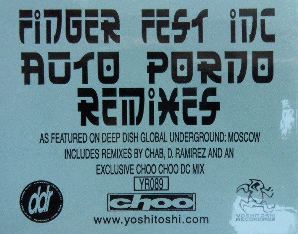Finger Fest Inc. : Auto Porno (Remixes) (2x12")