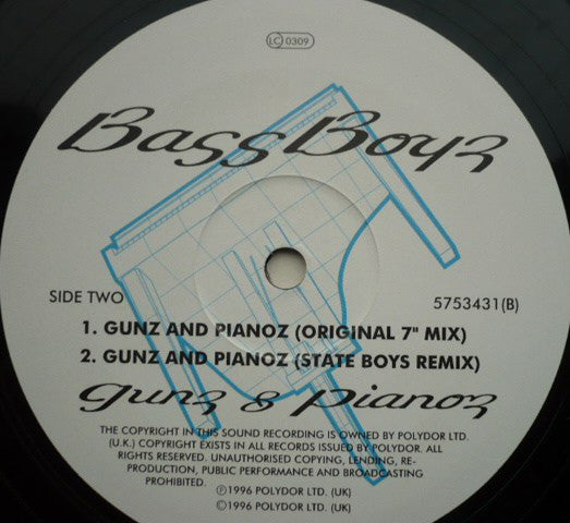 Bass Boyz* : Gunz & Pianoz (12")