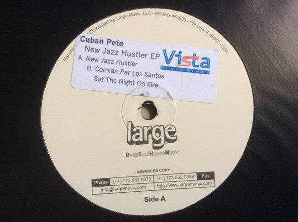 Cuban Pete : New Jazz Hustler EP (12", EP, Promo)