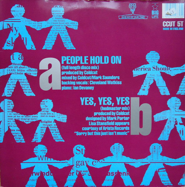 Coldcut Featuring Lisa Stansfield : People Hold On (12", Single, Mar)