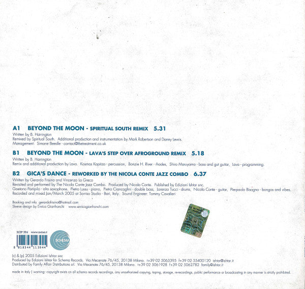 Gerardo Frisina : Beyond The Moon / Gica's Dance Remixes (12")