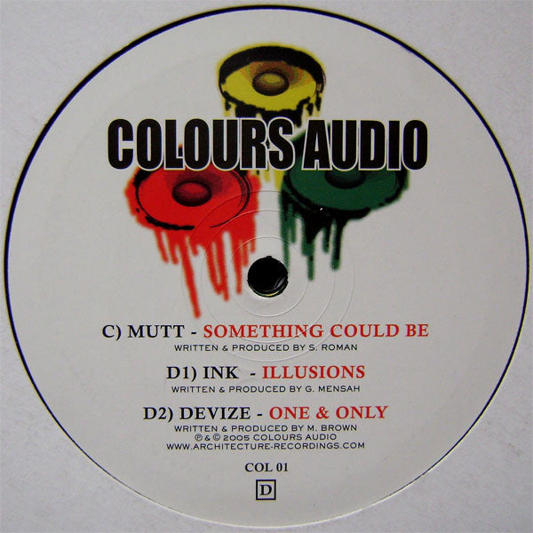 Various : Colours Audio EP (2x12")