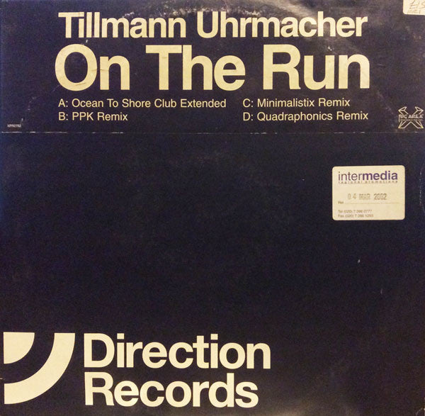 Tillmann Uhrmacher : On The Run (2x12", Promo)
