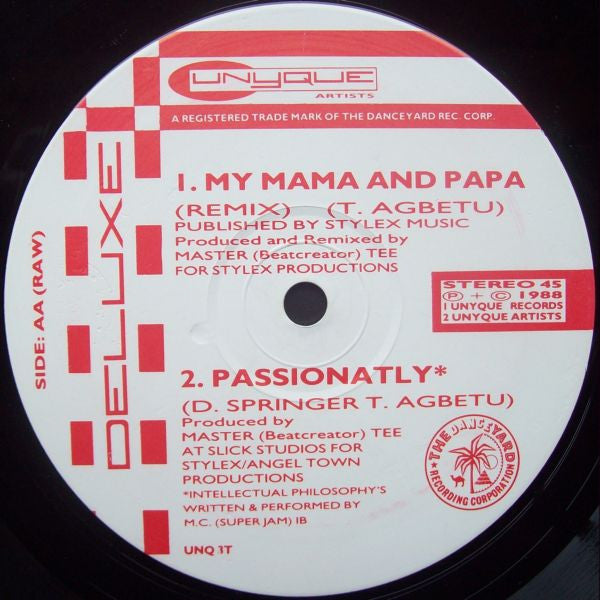 Deluxe (2) : (I've Got A) Feeling (12")