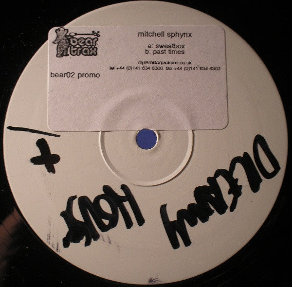 Mitchell Sphynx : Sweatbox (12", Promo, W/Lbl, Sti)