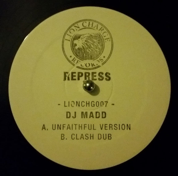 DJ Madd : Unfaithful Version / Clash Dub (12", RP, W/Lbl, Sta)