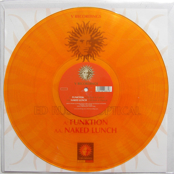 Ed Rush & Optical : Funktion / Naked Lunch (12", Ltd, RE, Ora)