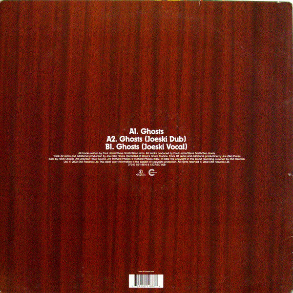 Dirty Vegas : Ghosts (12", Single)