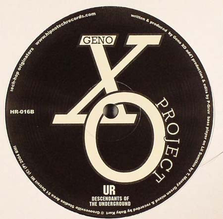 XO Project (2) Featuring Geno XO : XO Project (12")