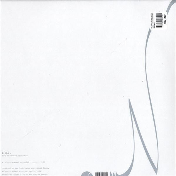 NSI : Clara Ghavami Extended (12", S/Sided, Ltd)