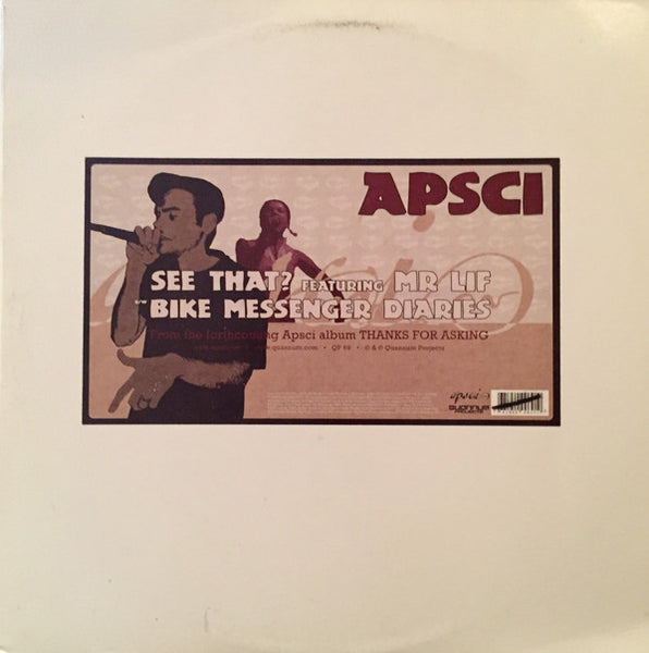 Apsci : See That / Bike Messenger Diaries (12")