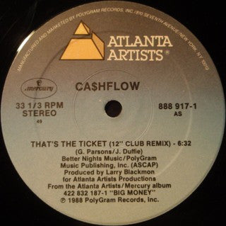 Ca$hflow : That's The Ticket (12", Single)