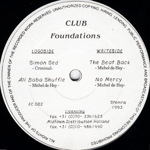 Various : Club Foundations (12")