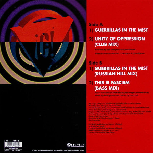 Consolidated : Guerrillas In The Mist (12")