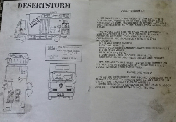 Desert Storm : Desertstorm E.P. (12", EP)