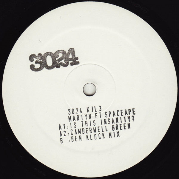 Martyn Ft The Space Ape : Is This Insanity?  (12", W/Lbl, Sta)