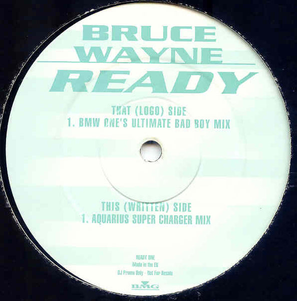 Bruce Wayne : Ready (12", Promo)