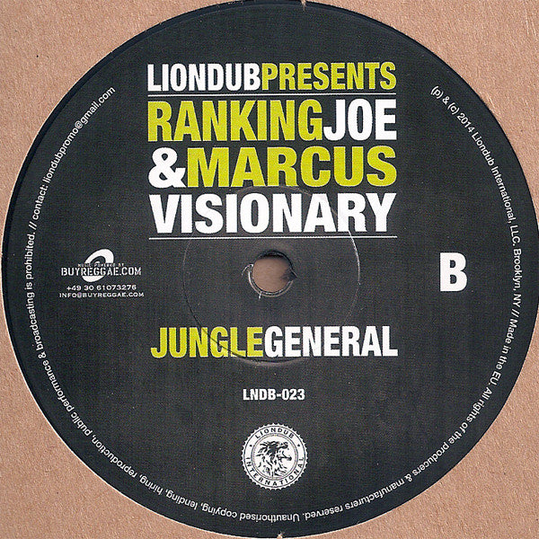 Ranking Joe & Marcus Visionary : Ram Dance Selecta / Jungle General (12")