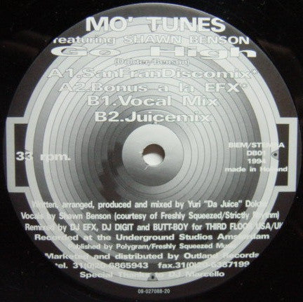 Mo' Tunes : Go High (12")