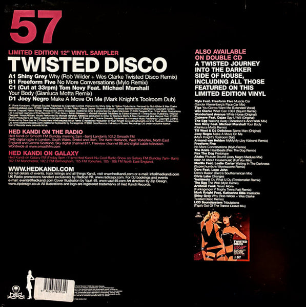 Various : Twisted Disco: A Twisted Journey Into The Darker Side Of House (2x12", Ltd, Smplr)