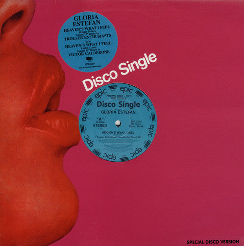 Gloria Estefan : Heaven's What I Feel (12", Single, Promo)